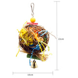 Maxbell Bird Chewing Toy for Bird Parrot Budgie Cockatiel Parakeet Cage Toy Type 3