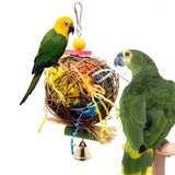 Maxbell Bird Chewing Toy for Bird Parrot Budgie Cockatiel Parakeet Cage Toy Type 3