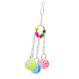 Maxbell Bird Parrot Toy Hanging Bell Pet Bird Cage Hammock Swing Hanging Toy Type 5