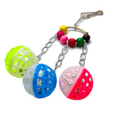 Maxbell Bird Parrot Toy Hanging Bell Pet Bird Cage Hammock Swing Hanging Toy Type 5