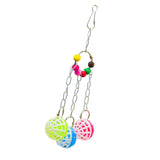 Maxbell Bird Parrot Toy Hanging Bell Pet Bird Cage Hammock Swing Hanging Toy Type 5