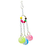 Maxbell Bird Parrot Toy Hanging Bell Pet Bird Cage Hammock Swing Hanging Toy Type 5