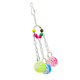 Maxbell Bird Parrot Toy Hanging Bell Pet Bird Cage Hammock Swing Hanging Toy Type 5