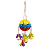 Maxbell Bird Parrot Toys Hanging Bell Pet Bird Cage Hammock Swing Toy Type 3