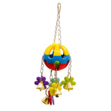 Maxbell Bird Parrot Toys Hanging Bell Pet Bird Cage Hammock Swing Toy Type 3