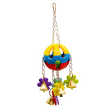 Maxbell Bird Parrot Toys Hanging Bell Pet Bird Cage Hammock Swing Toy Type 3