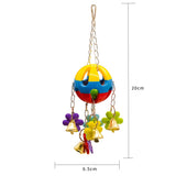 Maxbell Bird Parrot Toys Hanging Bell Pet Bird Cage Hammock Swing Toy Type 3