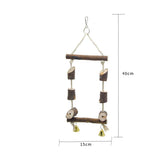 Maxbell Bird Swing Pet Bird Parrot Parakeet Cage Hammock Swing Toy Hanging Toy M