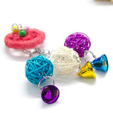 Maxbell Bird Toy Conure Foraging Hanging Toy for Small Medium Parrots  Type 3