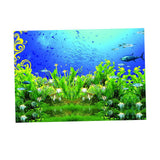 Maxbell Aquarium Background Sticker Fish Tank Wall Decoration Painting Colorful L