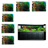 Maxbell 3D Coral Aquarium Background Sticker Fish Tank Wall Decoration Painting XS