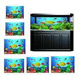 Maxbell Aquarium 3D Background Sticker Fish Tank Wall Decoration Painting XS