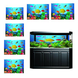 Maxbell Aquarium 3D Background Sticker Fish Tank Wall Decoration Painting XS