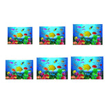 Maxbell Aquarium 3D Background Sticker Fish Tank Wall Decoration Painting XS