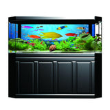 Maxbell Aquarium 3D Background Sticker Fish Tank Wall Decoration Painting S