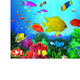 Maxbell Aquarium 3D Background Sticker Fish Tank Wall Decoration Painting M
