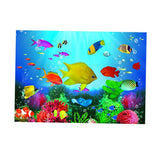 Maxbell Aquarium 3D Background Sticker Fish Tank Wall Decoration Painting XXL