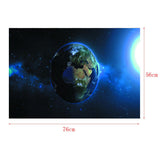 Maxbell Aquarium 3D Background Sticker Fish Tank Wall Backdrop Decoration L