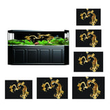 Maxbell Aquarium 3D HD Background Sticker Fish Tank Wall Decoration Painting XS