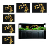 Maxbell Aquarium 3D HD Background Sticker Fish Tank Wall Decoration Painting XS