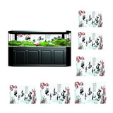 Maxbell Aquarium 3D HD Background Sticker Fish Tank Wall Landscape Poster XS