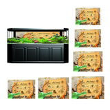 Maxbell Aquarium 3D Background Sticker Fish Tank Landscape Adhesive Poster XS