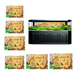 Maxbell Aquarium 3D Background Sticker Fish Tank Landscape Adhesive Poster XS