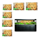 Maxbell Aquarium 3D Background Sticker Fish Tank Landscape Adhesive Poster XS