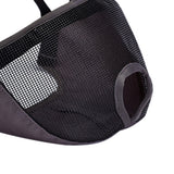 Maxbell Short Snout Dog Muzzle, Mesh Dog Muzzle Adjustable Anti Stop Bite Gray M
