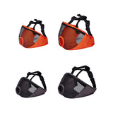 Maxbell Short Snout Dog Muzzle, Mesh Dog Muzzle Adjustable Anti Stop Bite Gray M