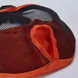 Maxbell Short Snout Dog Muzzle, Mesh Dog Muzzle Adjustable Anti Stop Bite Orange M