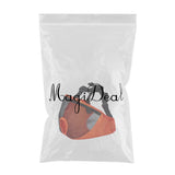 Maxbell Short Snout Dog Muzzle, Mesh Dog Muzzle Adjustable Anti Stop Bite Orange M