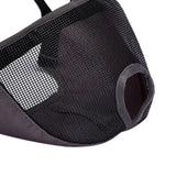 Maxbell Short Snout Dog Muzzle, Mesh Dog Muzzle Adjustable Anti Stop Bite Gray XL
