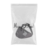 Maxbell Short Snout Dog Muzzle, Mesh Dog Muzzle Adjustable Anti Stop Bite Gray XL