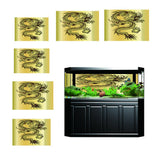 Maxbell Fish Tank Decoration Background Sticker Aquarium Background Poster 61x30cm