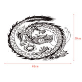 Maxbell Aquarium Background Fish Tank Reptile Vivarium Wallpaper Dragon XS