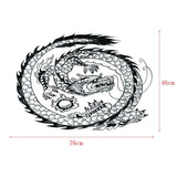 Maxbell Aquarium Background Fish Tank Reptile Vivarium Wallpaper Dragon M