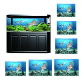 Maxbell Aquarium Background HD Picture Reptile Vivarium Wallpaper Mermaid XS