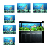 Maxbell Aquarium Background HD Picture Reptile Vivarium Wallpaper Mermaid XS