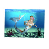 Maxbell Aquarium Background HD Picture Reptile Vivarium Wallpaper Mermaid XS