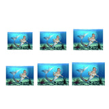 Maxbell Aquarium Background HD Picture Reptile Vivarium Wallpaper Mermaid XS