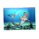 Maxbell Aquarium Background HD Picture Reptile Vivarium Wallpaper Mermaid M