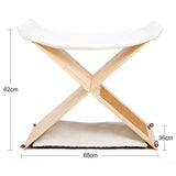 Maxbell Two-double Floor Pet Cat Scratcher House Simple Decorative House for Pet Cat