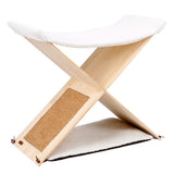 Maxbell Two-double Floor Pet Cat Scratcher House Simple Decorative House for Pet Cat
