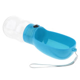 Maxbell Portable Outdoor Travel Pet Dog Leakproof Water Bottle Drinking Bowl Blue