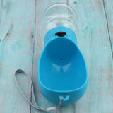 Maxbell Portable Outdoor Travel Pet Dog Leakproof Water Bottle Drinking Bowl Blue
