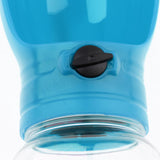 Maxbell Portable Outdoor Travel Pet Dog Leakproof Water Bottle Drinking Bowl Blue