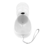 Maxbell Portable Outdoor Travel Pet Dog Leakproof Water Bottle Drinking Bowl White