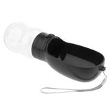 Maxbell Portable Outdoor Travel Pet Dog Leakproof Water Bottle Drinking Bowl Black