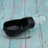 Maxbell Portable Outdoor Travel Pet Dog Leakproof Water Bottle Drinking Bowl Black